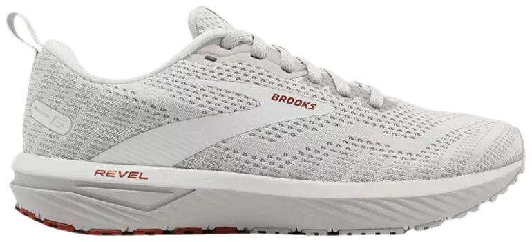 Кроссовки Brooks Wmns Revel 6 'Oyster Mushroom Blue', серый