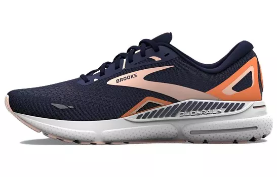 Кроссовки Brooks Women's Adrenaline GTS 23 Wide 'Peacoat Peach', голубой