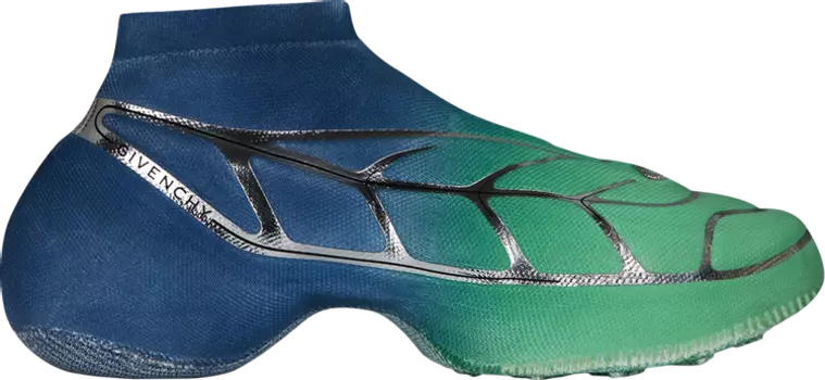 Кроссовки Bstroy x Givenchy The TK-360+ Mid 'Green Blue Gradient', зеленый