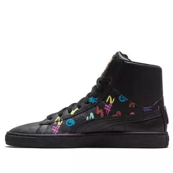 Кроссовки bt x basket black casual skateboarding shoes Puma, черный
