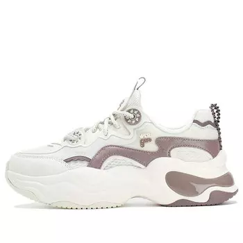 Кроссовки bubble sneakers 'white brown' Fila Fusion, белый