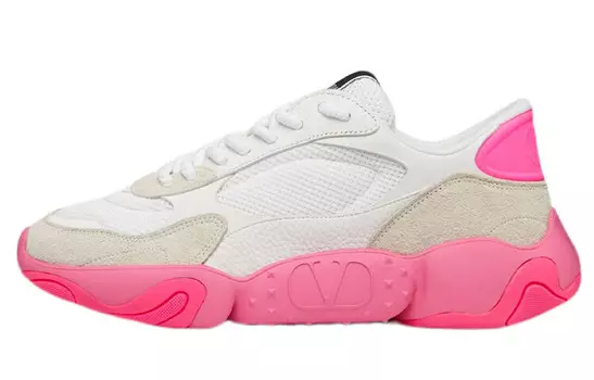 Кроссовки Bubbleback «Белая фуксия» Valentino
