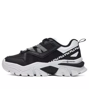Кроссовки buffer low-running shoes black/white Fila, черный