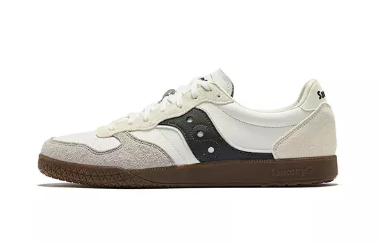 Кроссовки Bullet Running унисекс с низким верхом белого, серого, черного цвета Saucony