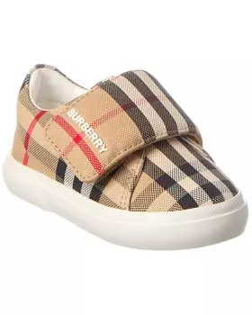 Кроссовки Burberry Canvas, коричневый