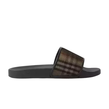 Кроссовки Burberry Check Slide Archive Beige Mesh, коричневый