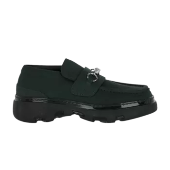 Кроссовки Burberry Creeper Clamp Loafer 'Green', зеленый