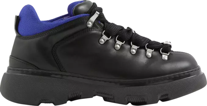 Кроссовки Burberry Leather Trek Boot 'Black', черный