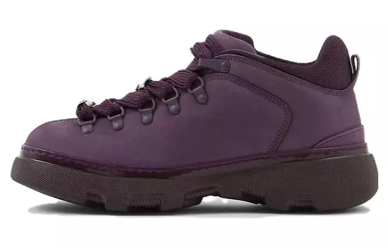 Кроссовки Burberry Nubuck Trekking Boots, фуксия