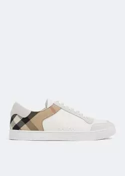 Кроссовки BURBERRY Reeth sneakers, белый