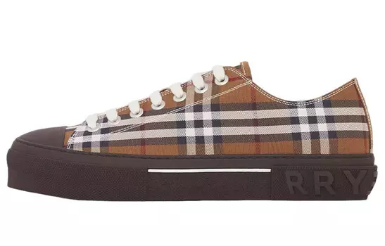 Кроссовки Burberry Vintage Check Birch, коричневый