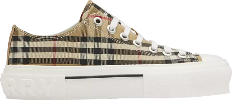 Кроссовки Burberry Wmns Jack Vintage Check Sneaker Archive Beige, коричневый