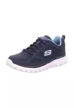 Кроссовки Burns "agoura" кожаные детали сетка Skechers, синий