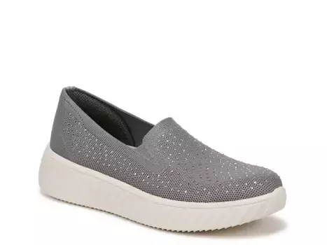Кроссовки BZees Wednesday Bright Wedge Slip-On, серые