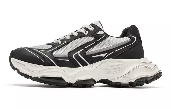 Кроссовки C°BANNER Chunky Sneakers Men Low-top Black/Gray, черный/серый