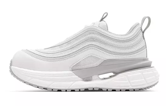 Кроссовки C°BANNER Chunky Sneakers Women's Low-top White/Gray, белый/серый