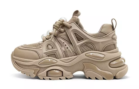 Кроссовки C°BANNER Chunky Sneakers Women's Low-top Beige, цвет Apricot