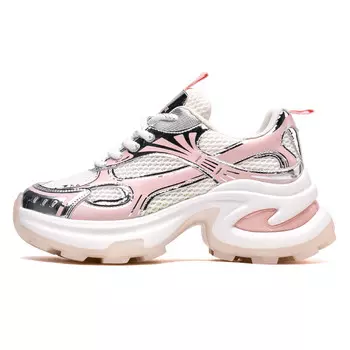 Кроссовки C°BANNER Chunky Sneakers Women's Low-top, розовый