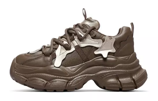 Кроссовки C°BANNER Chunky Sneakers Women's Low-top Coffee, цвет Coffee