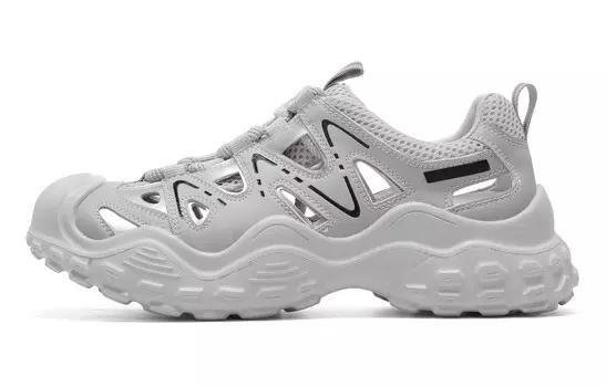 Кроссовки C°BANNER Chunky Sneakers Women's Low-top Silver/Gray, серый