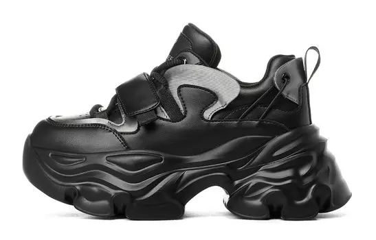 Кроссовки C°BANNER Chunky Sneakers Women's Low-top Black, черный