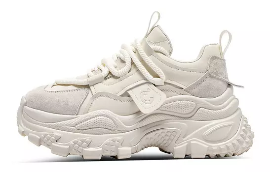 Кроссовки C°BANNER Chunky Sneakers Women's Low-top Beige, бежевый