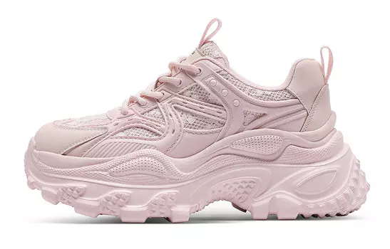 Кроссовки C°BANNER Chunky Sneakers Women's Low-top Pink, розовый
