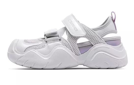 Кроссовки C°BANNER Chunky Sneakers Women's Low-top Gray, серый