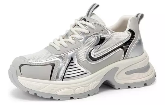 Кроссовки C°BANNER Chunky Sneakers Women's Low-top, серый