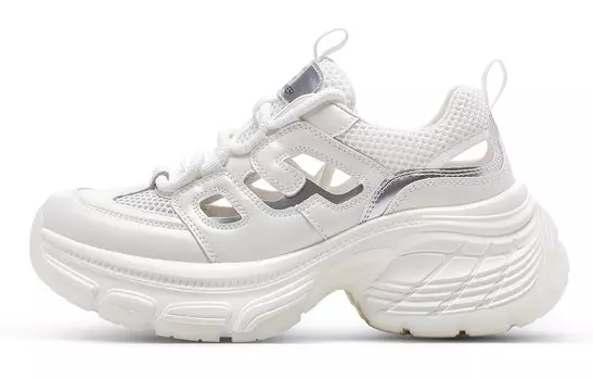 Кроссовки C°BANNER Chunky Sneakers Women's Low-top, белый