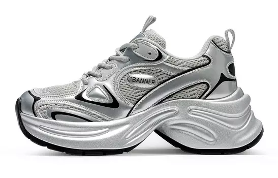 Кроссовки C°BANNER Chunky Sneakers Women's Low-top, цвет Apricot