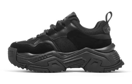 Кроссовки C°BANNER Chunky Sneakers Women's Low-top Black, черный