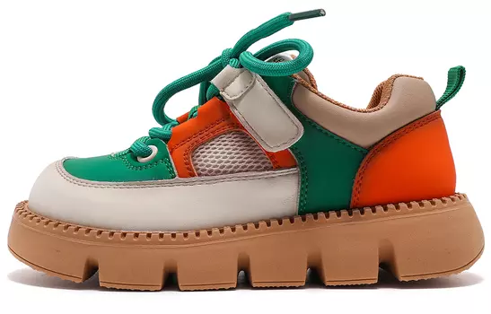 Кроссовки C°BANNER Kids Lifestyle Shoes Kids Low-top Beige/Green, зеленый