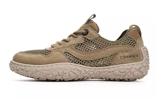 Кроссовки C°BANNER Lifestyle Shoes Men Low-top Khaki, хаки