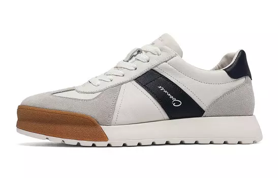 Кроссовки C°BANNER Lifestyle Shoes Men Low-top White, белый/синий