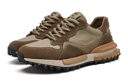 Кроссовки C°BANNER Lifestyle Shoes Men Low-top Khaki, хаки