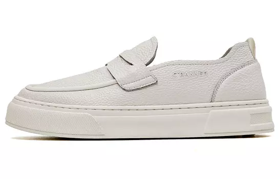 Кроссовки C°BANNER Lifestyle Shoes Men Low-top White, белый