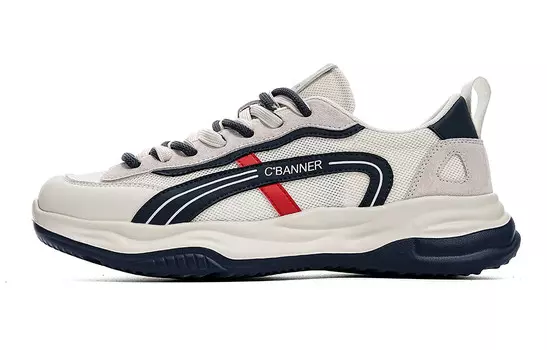 Кроссовки C°BANNER Lifestyle Shoes Men Low-top Beige/Blue, цвет Dust/Night