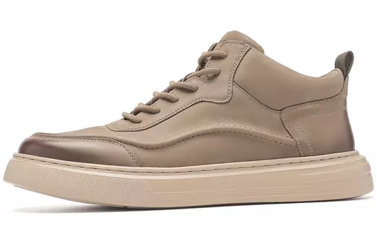 Кроссовки C°BANNER Lifestyle Shoes Men Mid-top Khaki, хаки