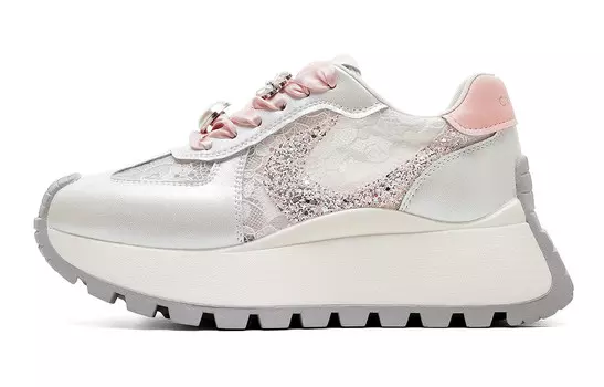 Кроссовки C°BANNER Lifestyle Shoes Women's Low-top Pink, розовый