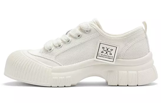 Кроссовки C°BANNER Lifestyle Shoes Women's Low-top White, белый