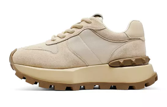 Кроссовки C°BANNER Lifestyle Shoes Women's Low-top Beige, цвет Apricot