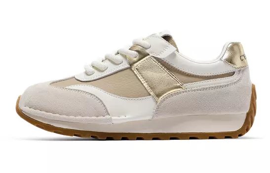Кроссовки C°BANNER Lifestyle Shoes Women's Low-top Gold, золотой