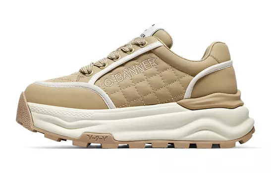 Кроссовки C°BANNER Lifestyle Shoes Women's Low-top Beige, цвет Apricot