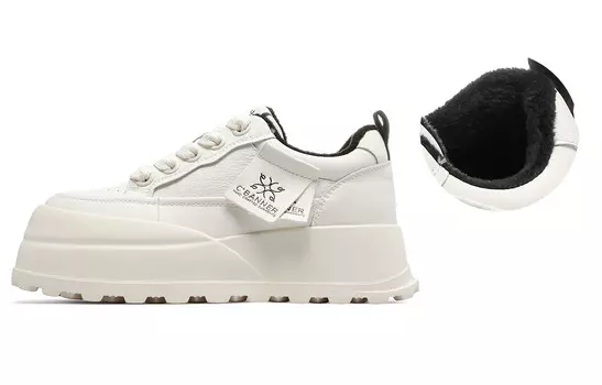 Кроссовки C°BANNER Lifestyle Shoes Women's Low-top White/Black, черный