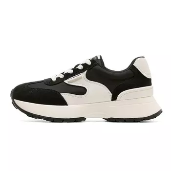 Кроссовки C°BANNER Lifestyle Shoes Women's Low-top Black/White, черный/белый