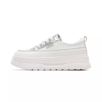 Кроссовки C°BANNER Lifestyle Shoes Women's Low-top White, серебряный
