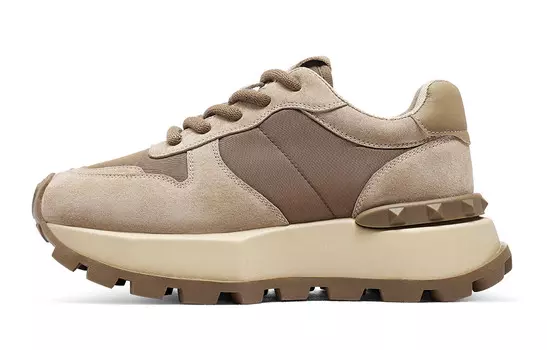 Кроссовки C°BANNER Lifestyle Shoes Women's Low-top Brown, коричневый