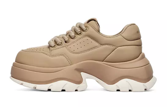 Кроссовки C°BANNER Lifestyle Shoes Women's High-top Beige, цвет Apricot