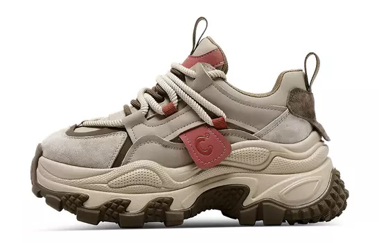 Кроссовки C°BANNER на платформе, коричневый